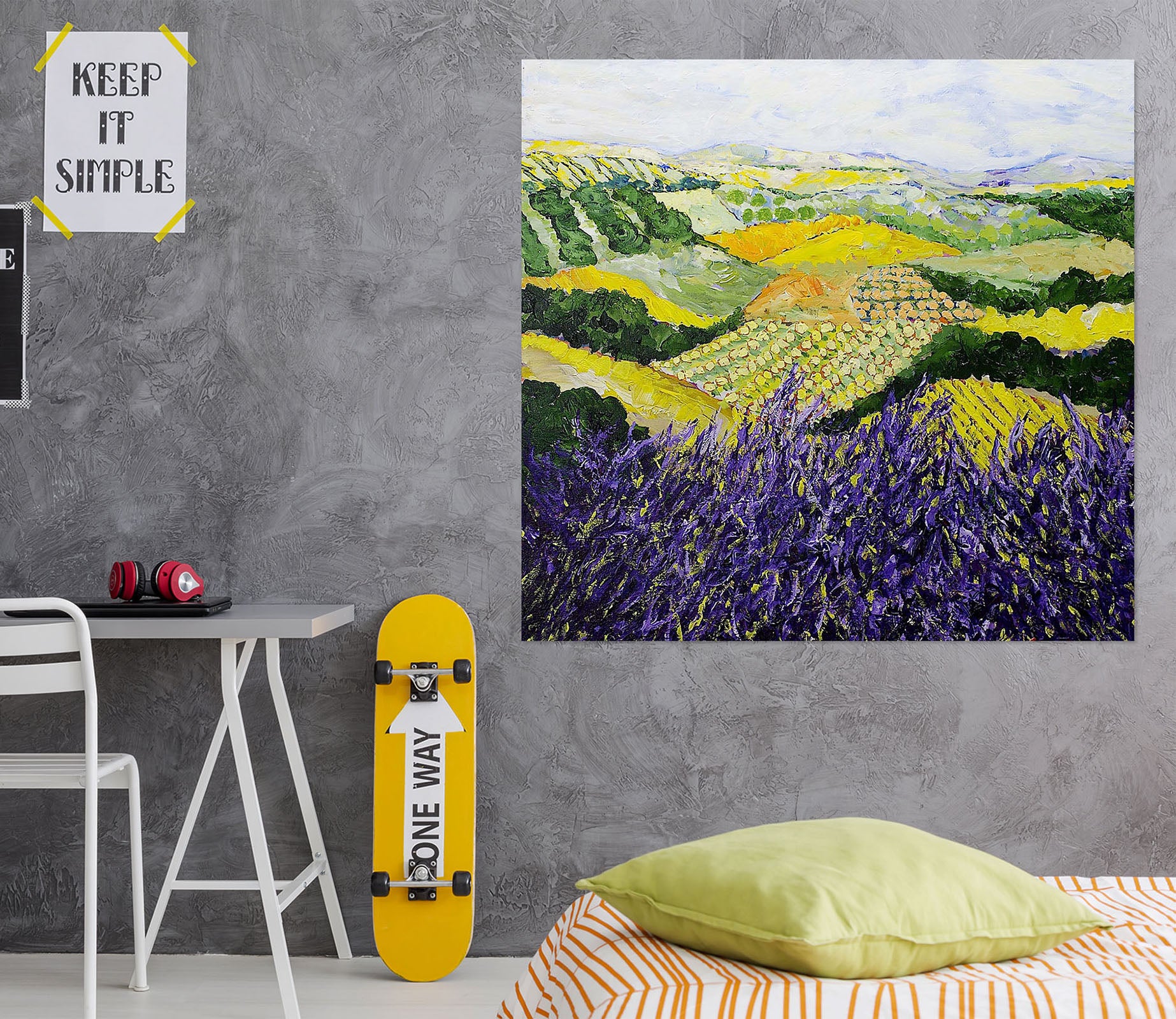 3D Garden Field 124 Allan P. Friedlander Wall Sticker