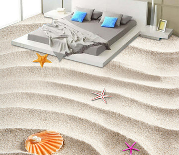 3D Layers Of Beach 606 Floor Mural  Wallpaper Murals Rug & Mat Print Epoxy waterproof bath floor