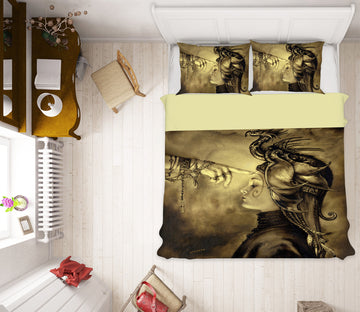3D Finger Dragon Girl 7020 Ciruelo Bedding Bed Pillowcases Quilt