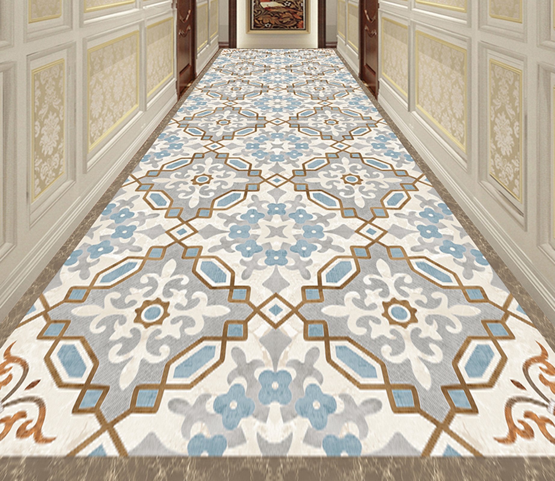 3D Small Square WG576 Floor Mural Wallpaper AJ Wallpaper 2 