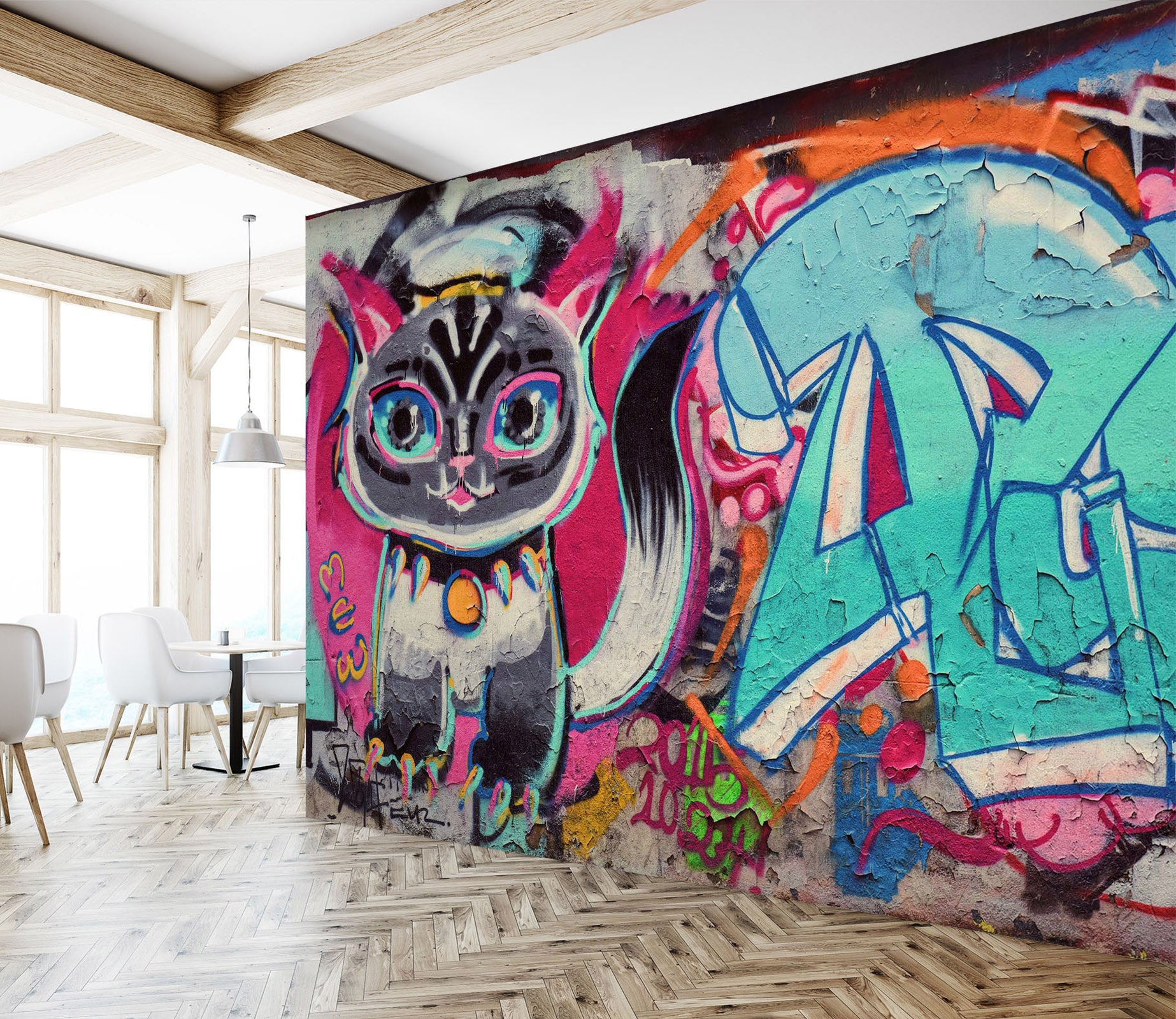 3D Color Parrot 1469 Wall Murals