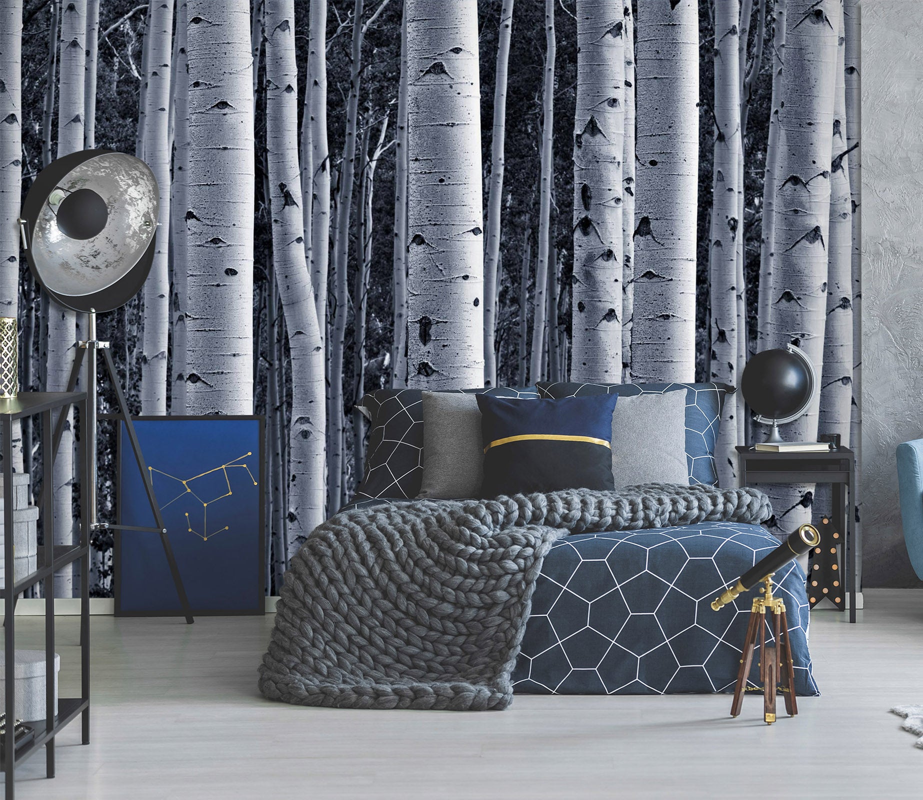 3D Woods Trunk 1649 Wall Murals