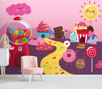 3D Candy House Ice Cream 232 Wallpaper AJ Wallpaper 2 