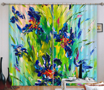 3D Orchid Petals 2390 Skromova Marina Curtain Curtains Drapes