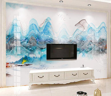 3D Abstract Mountain Peak WC77 Wall Murals Wallpaper AJ Wallpaper 2 