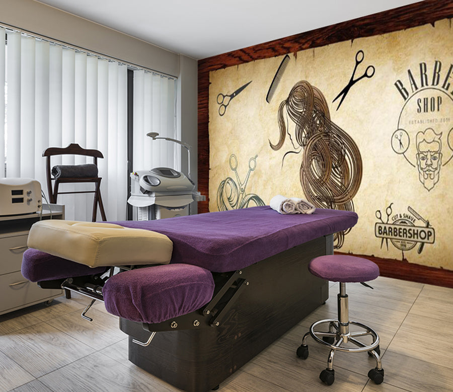 3D Long Hair 1551 Wall Murals