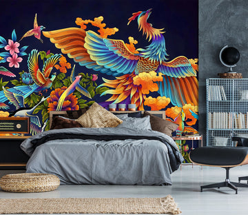 3D Color Phoenix 1604 Wall Murals