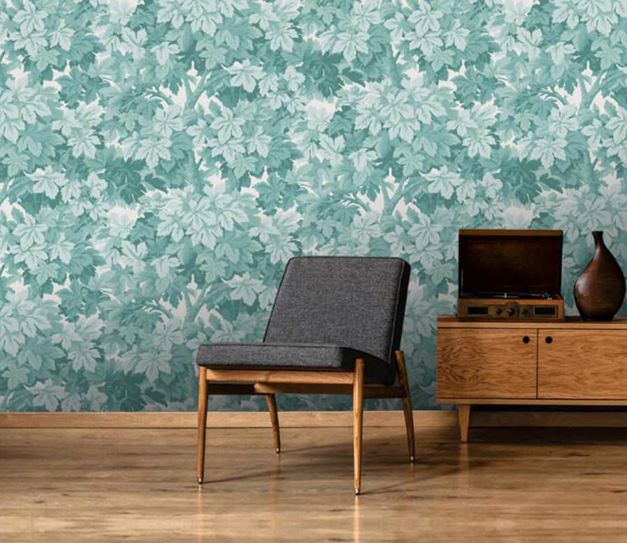 3D Green Leaf Cluster 439 Wall Murals