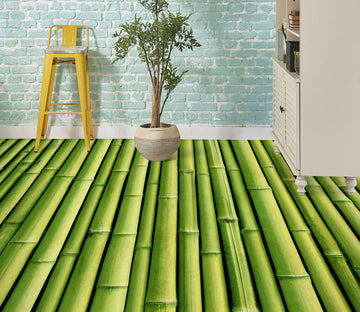 3D Green Bamboos 1397 Floor Mural  Wallpaper Murals Self-Adhesive Removable Print Epoxy