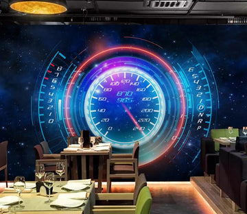 3D Speed Wheel 542 Wall Murals