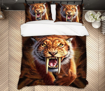 3D Sabertooth 2130 Jerry LoFaro bedding Bed Pillowcases Quilt