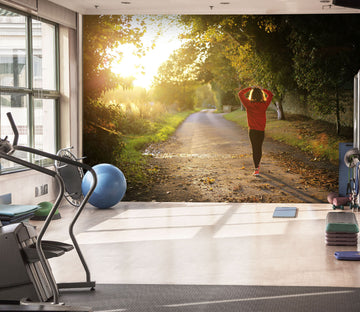 3D Morning Forest 236 Wall Murals