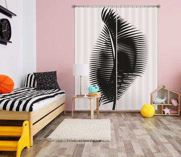 3D Black Geometrica 1046 Boris Draschoff Curtain Curtains Drapes