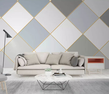 3D Square Patchwork 2151 Wall Murals