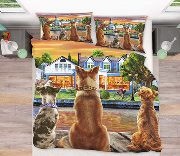 3D Dog Guard 2047 Adrian Chesterman Bedding Bed Pillowcases Quilt