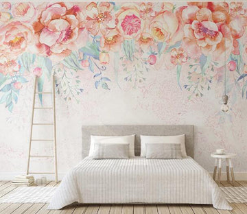 3D Rose Flower WC945 Wall Murals