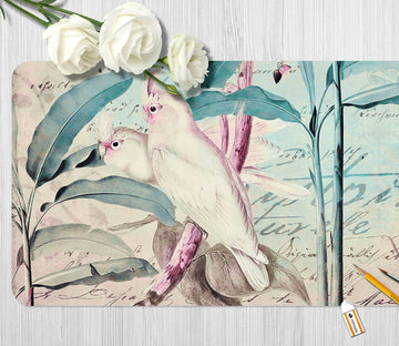 3D Branch Bird 5233 Andrea Haase Desk Mat