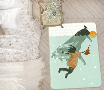 3D Underwater Swimming 1019 Showdeer Rug Non Slip Rug Mat