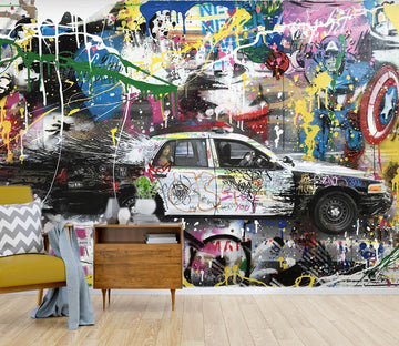 3D Car Graffiti 15 Wallpaper AJ Wallpaper 2 