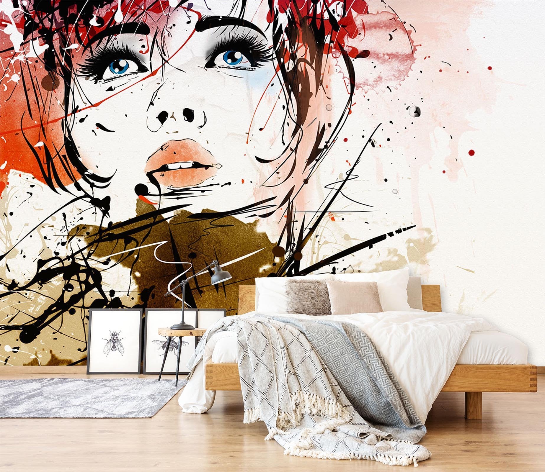 3D Gouache Woman 667 Wallpaper AJ Wallpaper 2 