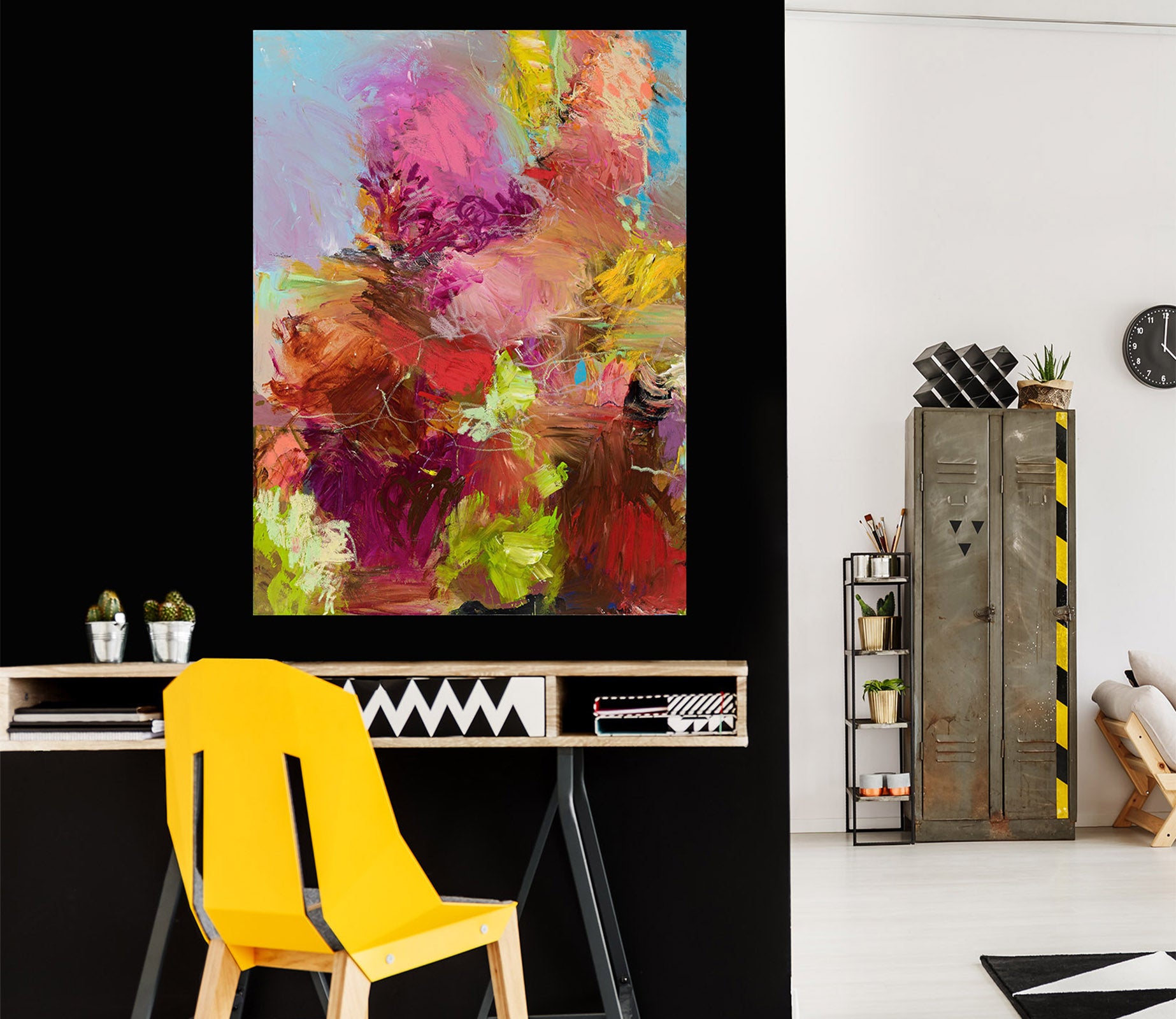 3D Color Smoke 031 Allan P. Friedlander Wall Sticker