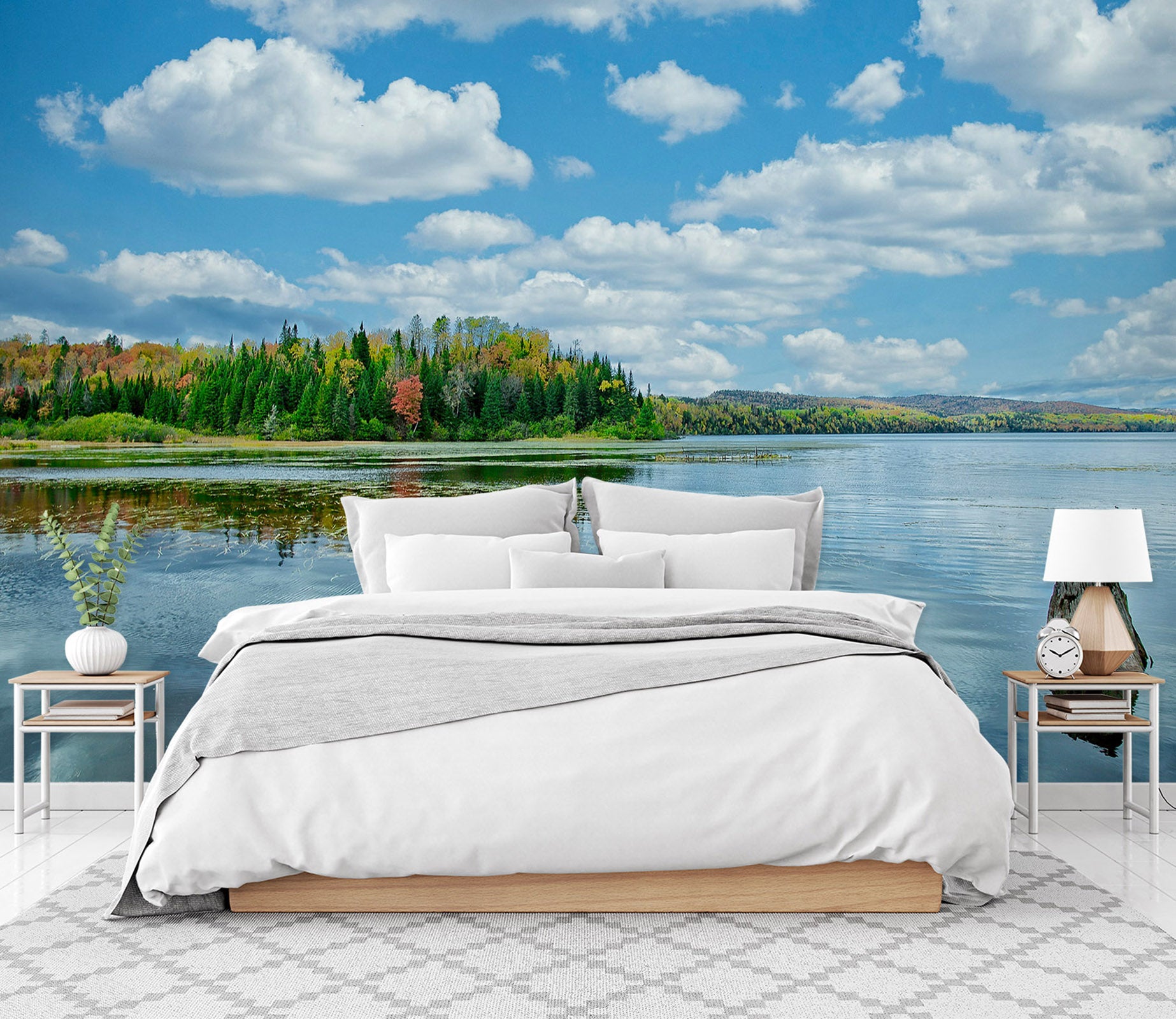 3D Lake 62085 Kathy Barefield Wall Mural Wall Murals