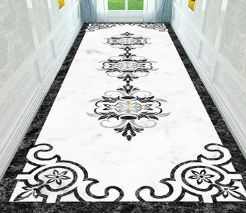 3D Black Marble Pattern WG693 Floor Mural Wallpaper AJ Wallpaper 2 