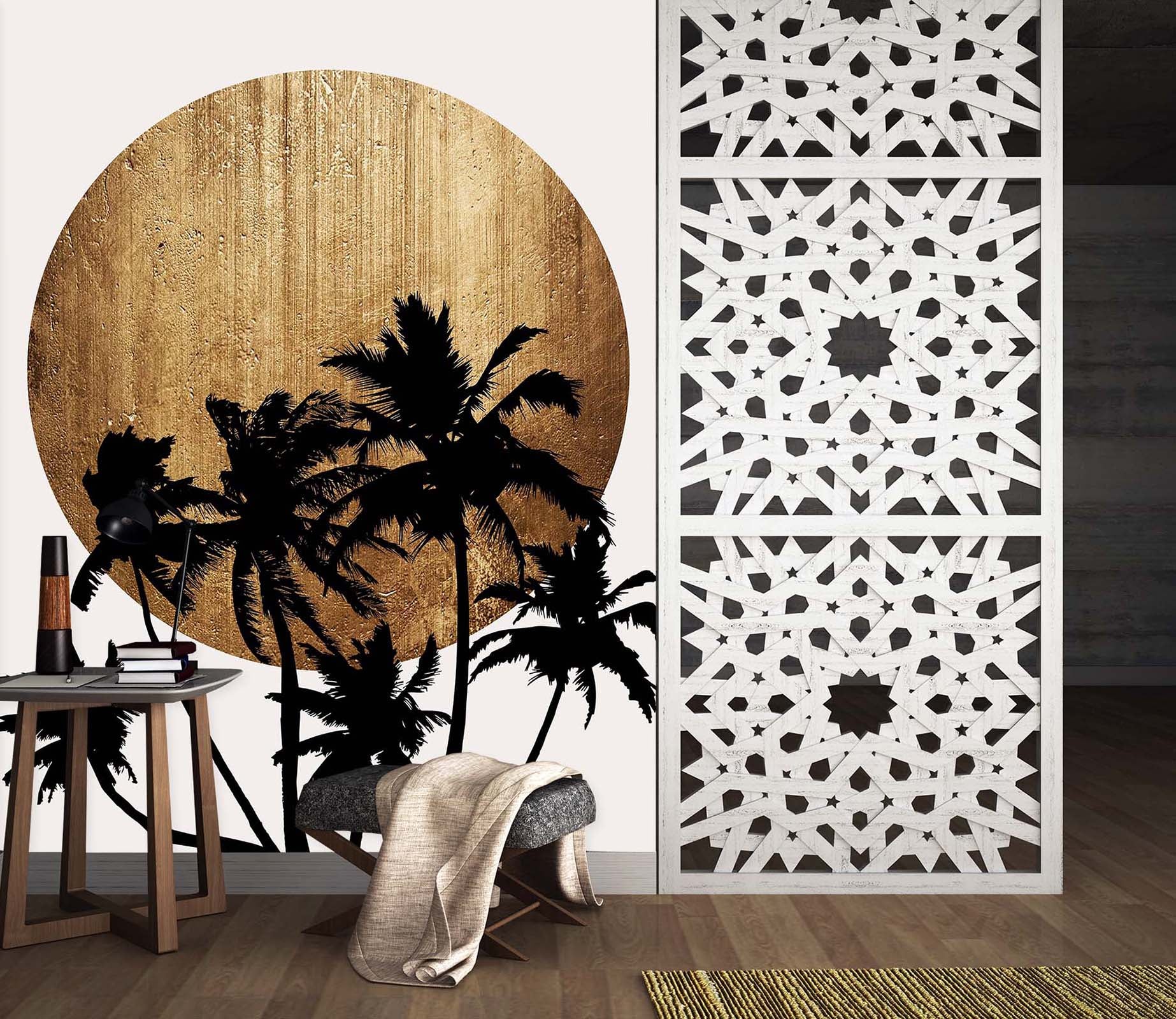 3D Moon Coconut 1482 Boris Draschoff Wall Mural Wall Murals