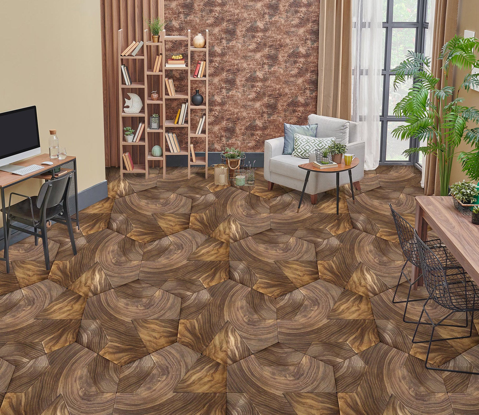 3D Staggered Art Style 122 Floor Mural  Wallpaper Murals Rug & Mat Print Epoxy waterproof bath floor