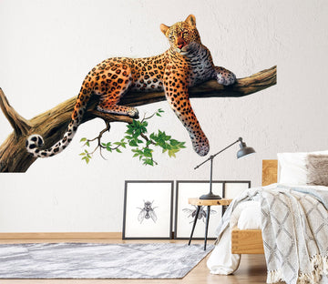 3D Leopard's Legs 004 Animals Wall Stickers Wallpaper AJ Wallpaper 