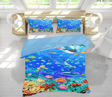 3D Undersea Fish 2033 Adrian Chesterman Bedding Bed Pillowcases Quilt