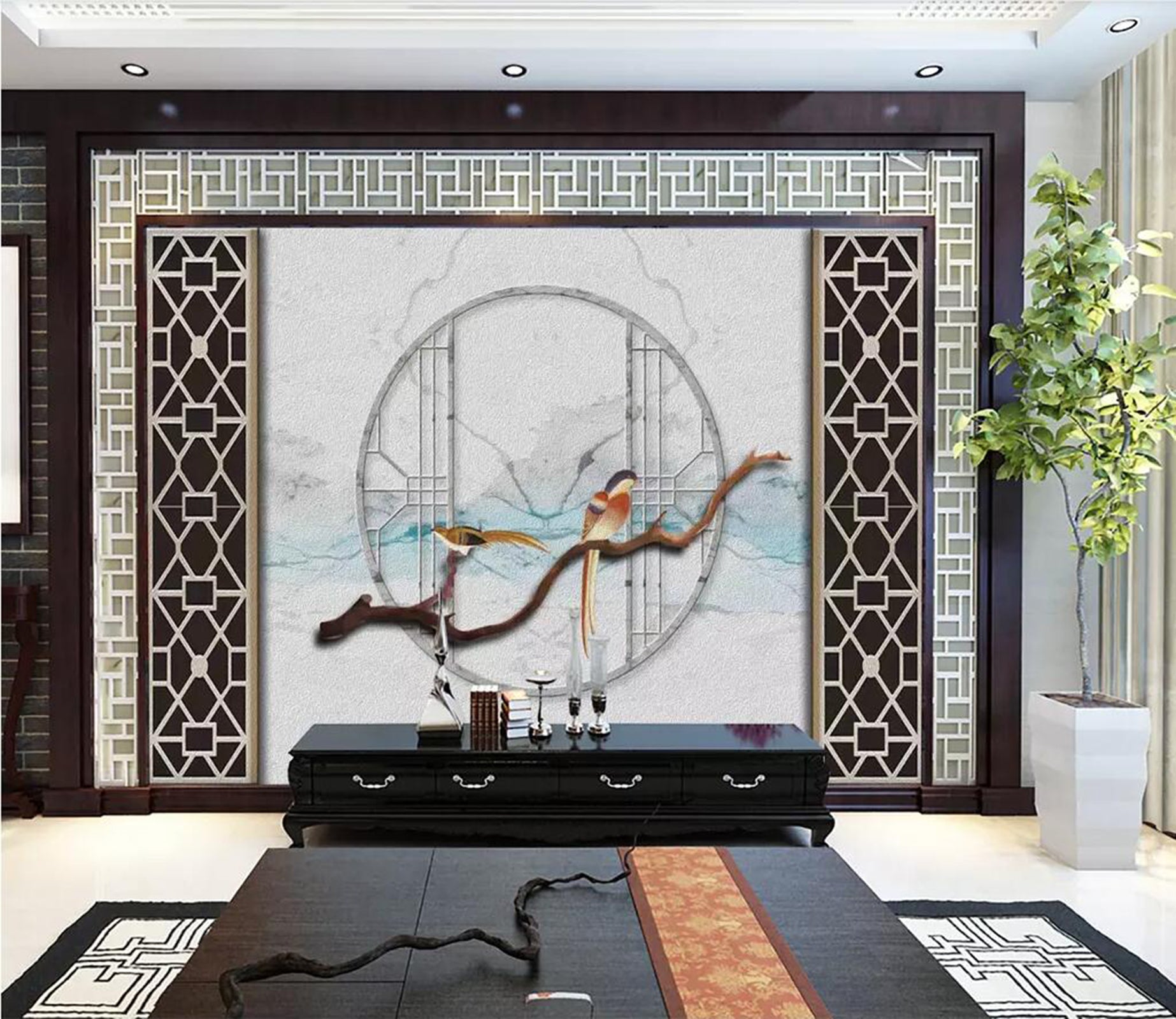 3D Tree Branch WC22 Wall Murals Wallpaper AJ Wallpaper 2 