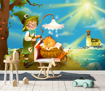 3D Pumpkin Lantern 1652 Wall Murals