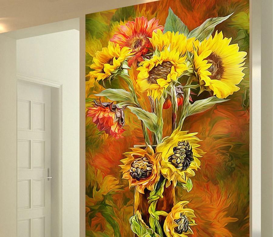 3D Chrysanthemum 623 Wall Murals Wallpaper AJ Wallpaper 2 