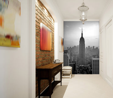 3D Black And White City 113 Wall Murals Wallpaper AJ Wallpaper 