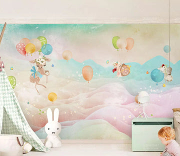3D Colorful Balloons 2135 Wall Murals