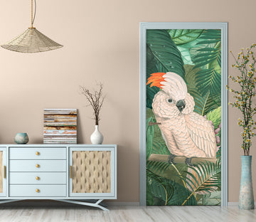 3D Parrot Leaves 118150 Andrea Haase Door Mural
