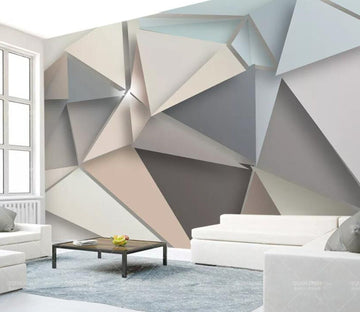 3D Color Geometry WC59 Wall Murals Wallpaper AJ Wallpaper 2 