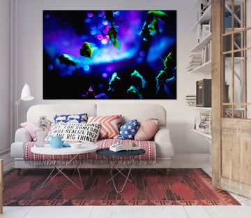 3D Blue Rays 012 Noirblanc777 Wall Sticker