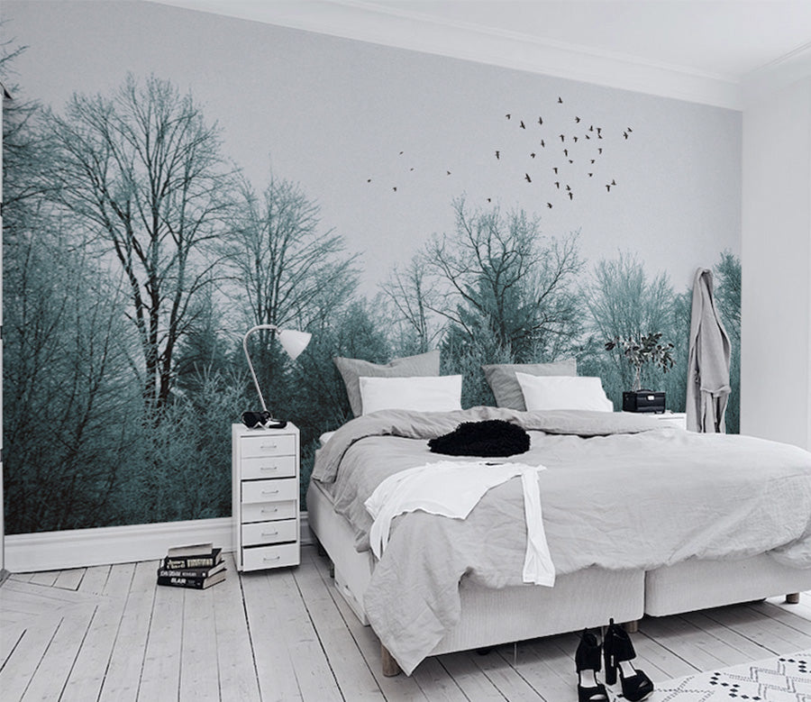 3D Forest Bird WG110 Wall Murals