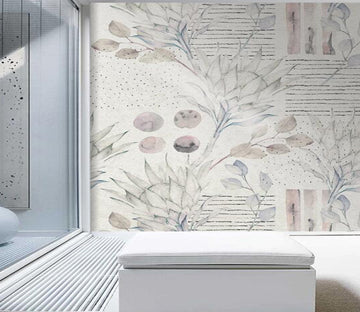 3D Plain Branches And Leaves 1057 Wall Murals