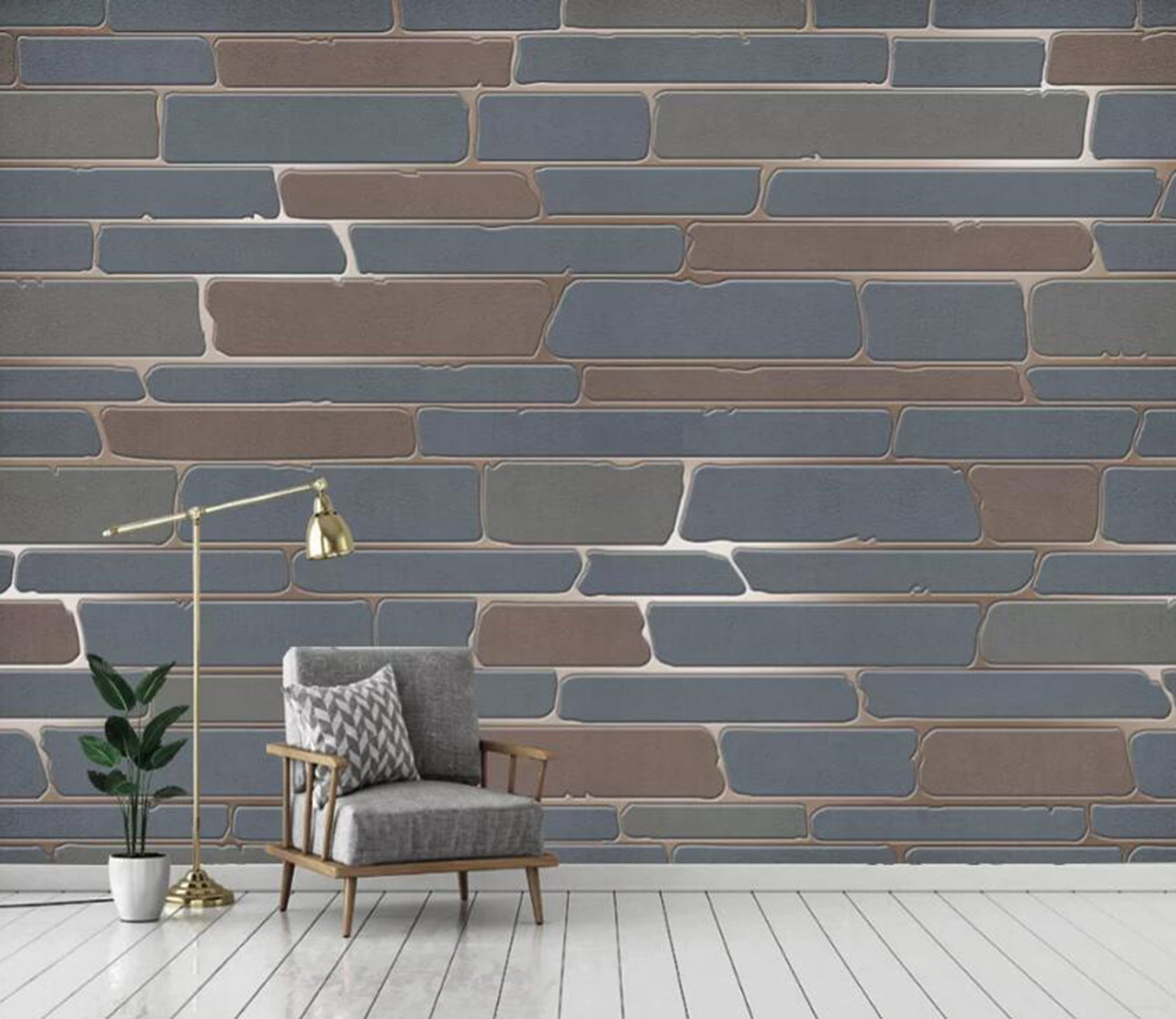 3D Colored Rectangle WC66 Wall Murals Wallpaper AJ Wallpaper 2 
