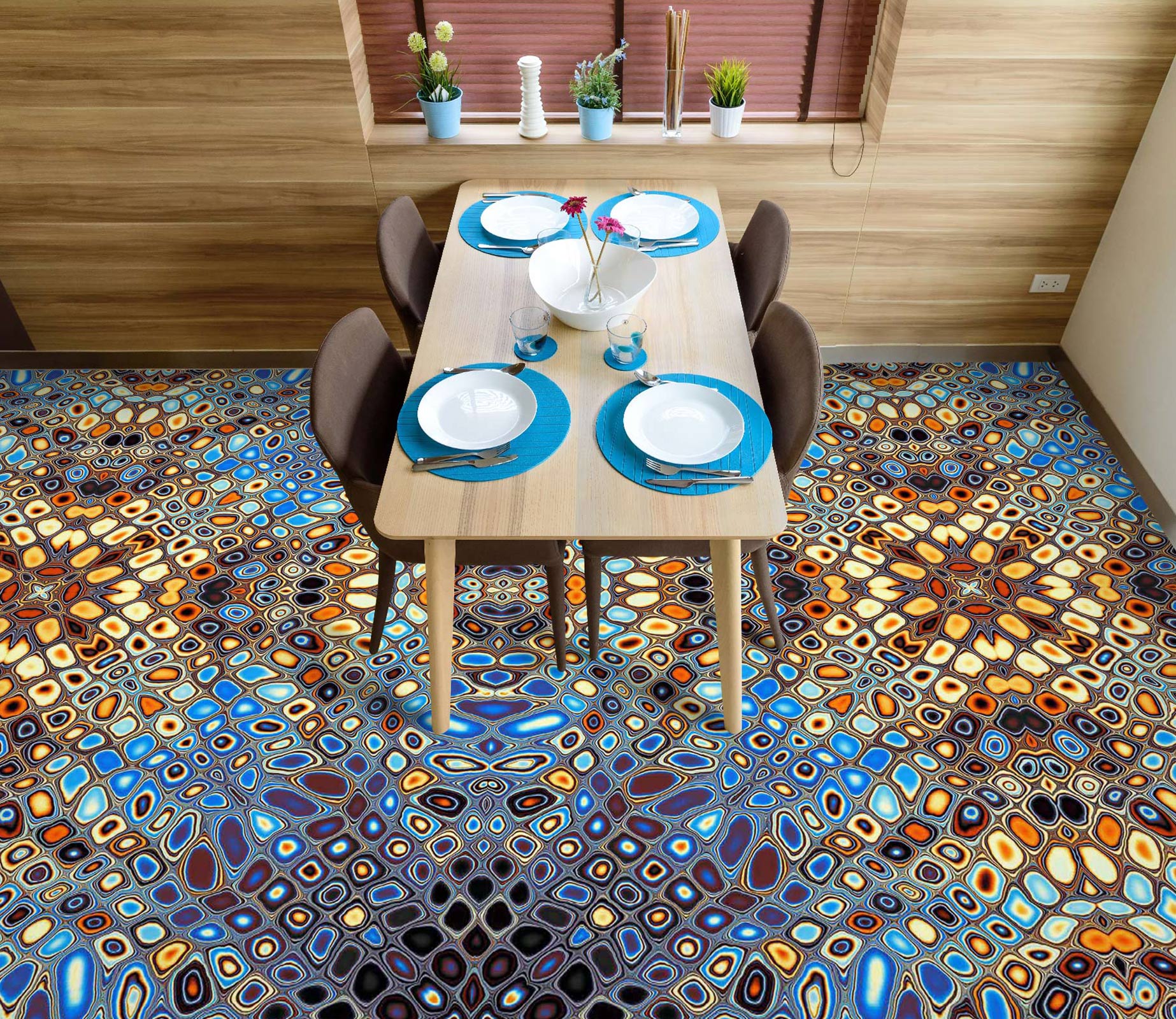 3D Shiny Colors 656 Floor Mural  Wallpaper Murals Rug & Mat Print Epoxy waterproof bath floor