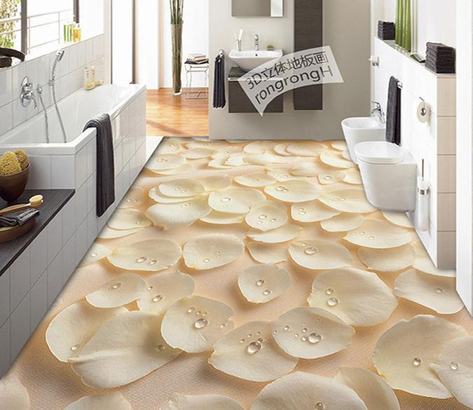 3D Flower Pattern WG139 Floor Mural Wallpaper AJ Wallpaper 2 