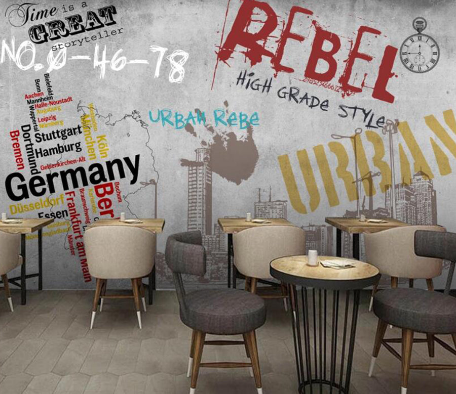 3D Alphabet Graffiti 528 Wall Murals