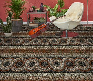 3D Textured Circular Connection 931 Floor Mural  Wallpaper Murals Rug & Mat Print Epoxy waterproof bath floor