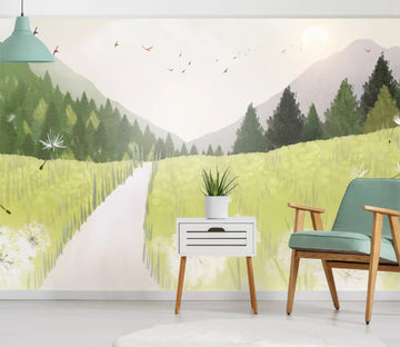 3D Dandelion Forest WC1297 Wall Murals