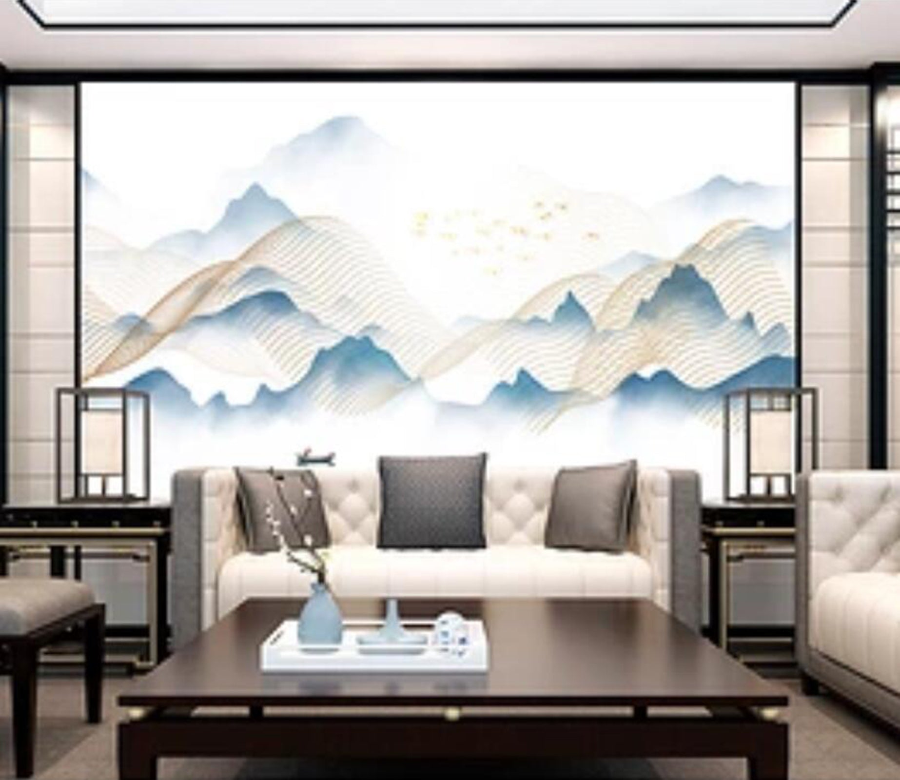 3D Peaks And Undulations WC58 Wall Murals Wallpaper AJ Wallpaper 2 