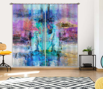 3D Blue Sea 224 Michael Tienhaara Curtain Curtains Drapes