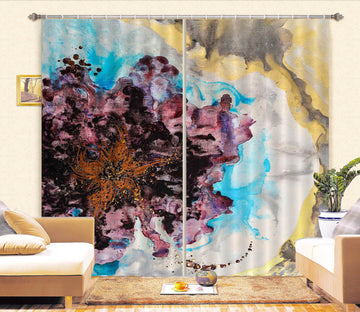 3D Watercolor Texture 2367 Skromova Marina Curtain Curtains Drapes